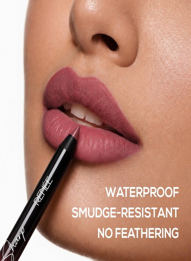 RENEE Stay Sharp Lip Liner- Mauve Muse | Creamy, Matte Lip Liner, Rich Pigment | Waterproof & Smudge-Resistant, Non-Drying & Long-Lasting | Easy Glide, One-Swipe Application | 1.4g - Image 4