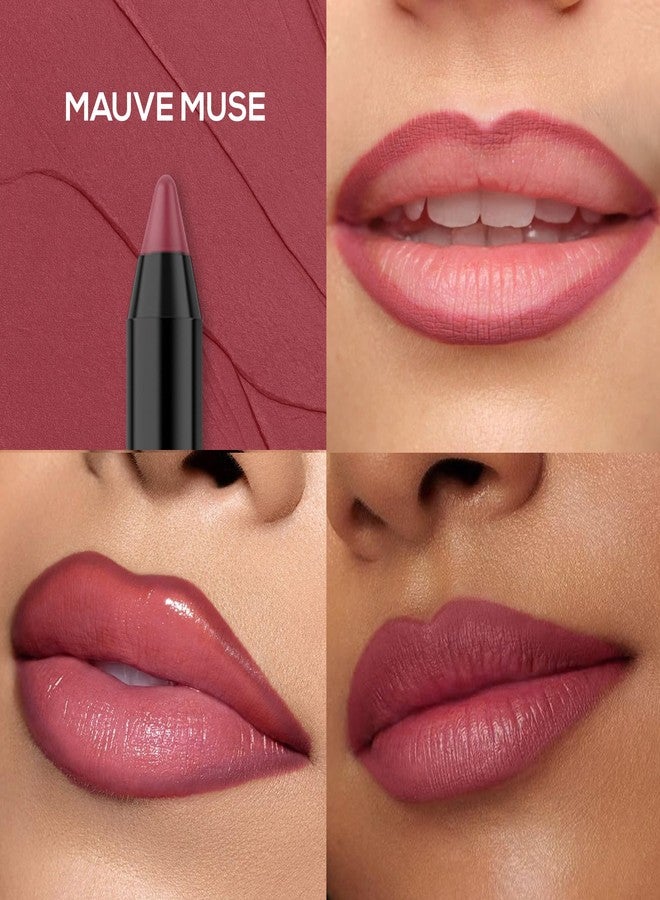 RENEE Stay Sharp Lip Liner- Mauve Muse | Creamy, Matte Lip Liner, Rich Pigment | Waterproof & Smudge-Resistant, Non-Drying & Long-Lasting | Easy Glide, One-Swipe Application | 1.4g - Image 2