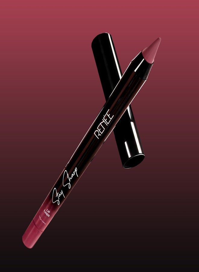 RENEE Stay Sharp Lip Liner- Mauve Muse | Creamy, Matte Lip Liner, Rich Pigment | Waterproof & Smudge-Resistant, Non-Drying & Long-Lasting | Easy Glide, One-Swipe Application | 1.4g - Image 1