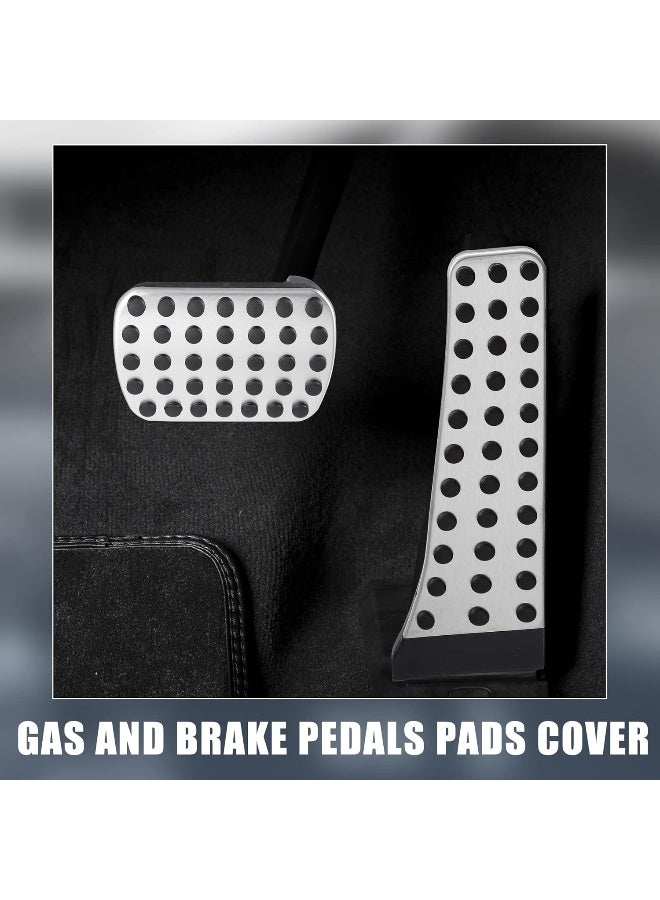 X AUTOHAUX 2Pcs Gas And Brake Pedals Pads Cover Anti-Slip For Mercedes-Benz - Image 2