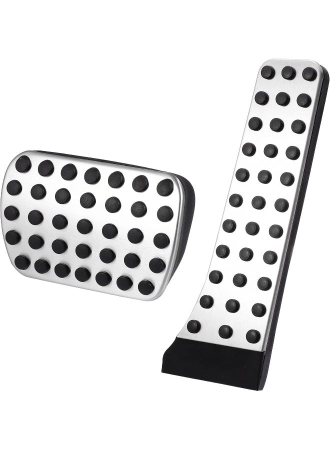 X AUTOHAUX 2Pcs Gas And Brake Pedals Pads Cover Anti-Slip For Mercedes-Benz - Image 1