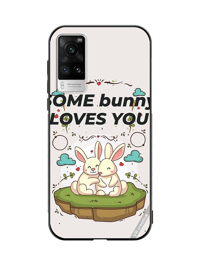 VR CREATIVE Protective Case Cover For Vivo X60 Pro Love Bunny Design Multicolour - Image 1