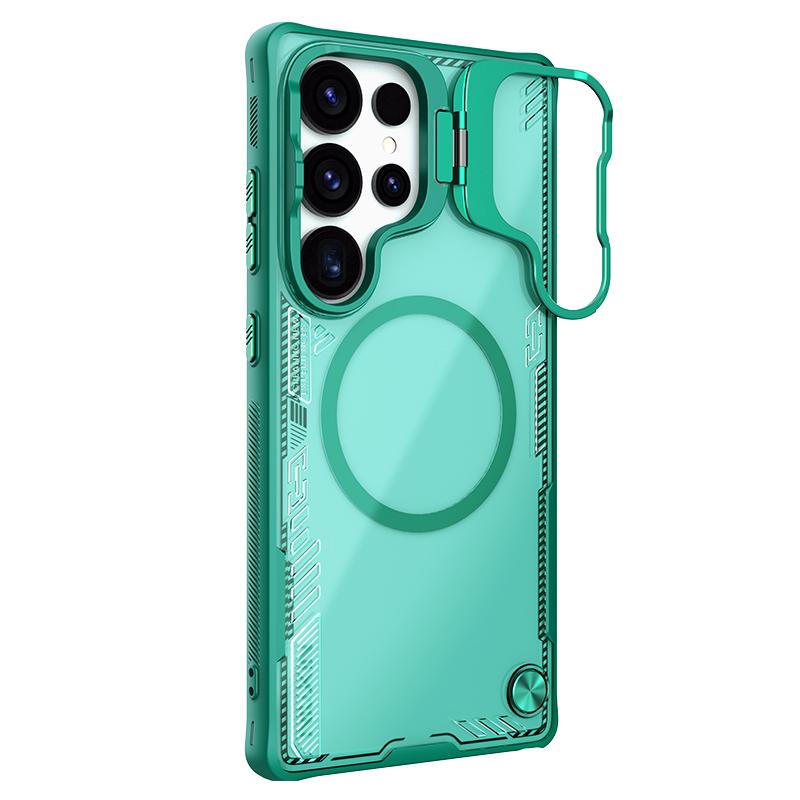 Nillkin For Samsung Galaxy S25 Ultra 5G Ice Air Prop Series Magsafe Magnetic Frame Version Phone Case(Green) - Image 2