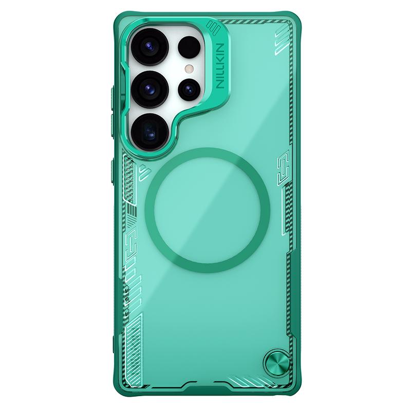 Nillkin For Samsung Galaxy S25 Ultra 5G Ice Air Prop Series Magsafe Magnetic Frame Version Phone Case(Green) - Image 1