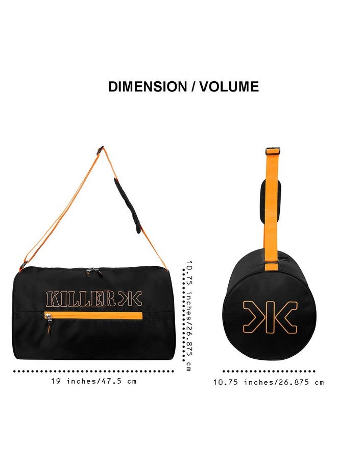 Killer Activerge 35 Litre Water Resistance Polyester Black Gym Bag - Image 5