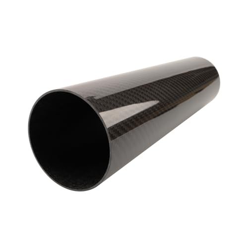 AC PERFORMANCE OD 3.5 inch (89mm) Straight Carbon Fiber Tube, 3.5" Outer diameter, Length 11.8 inch (300 mm), 1.3mm Thickness, 3K Twill Real Carbon Fiber Hose (no Logo, Emblems or Markings) - Image 4