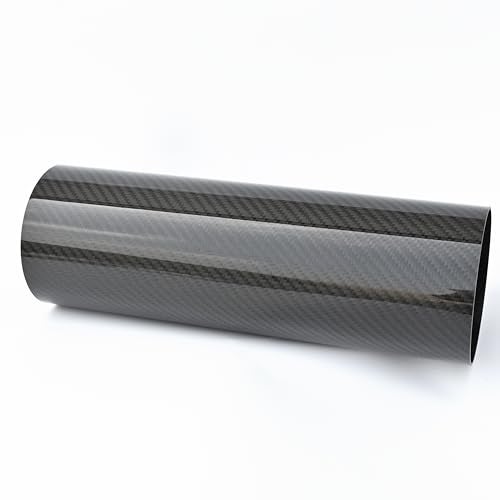 AC PERFORMANCE OD 3.5 inch (89mm) Straight Carbon Fiber Tube, 3.5" Outer diameter, Length 11.8 inch (300 mm), 1.3mm Thickness, 3K Twill Real Carbon Fiber Hose (no Logo, Emblems or Markings) - Image 2