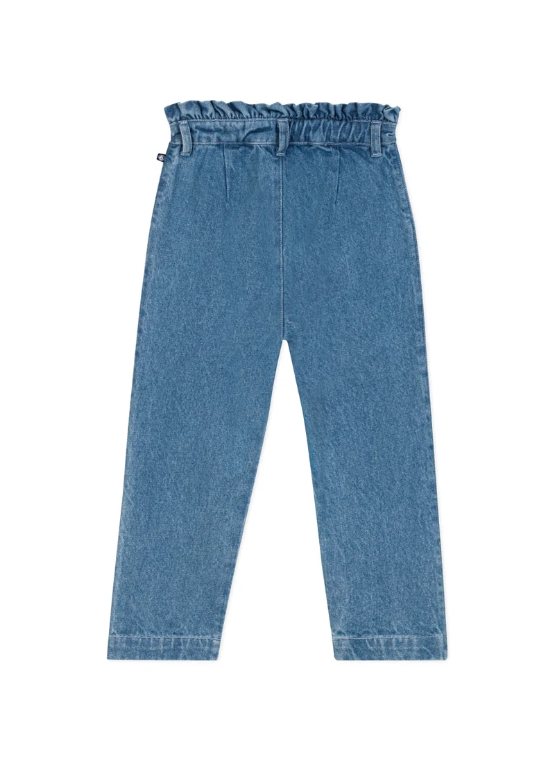 بيتي باتو Girls' straight denim trousers