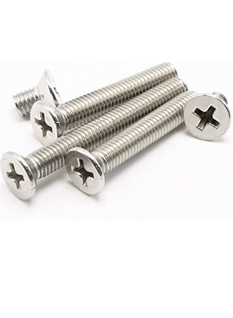 RACO Machine Screws/Bolts Stainless Steel Round Head Phillips Screws Muliti Purpose Use (5, 5x12mm) - Image 1