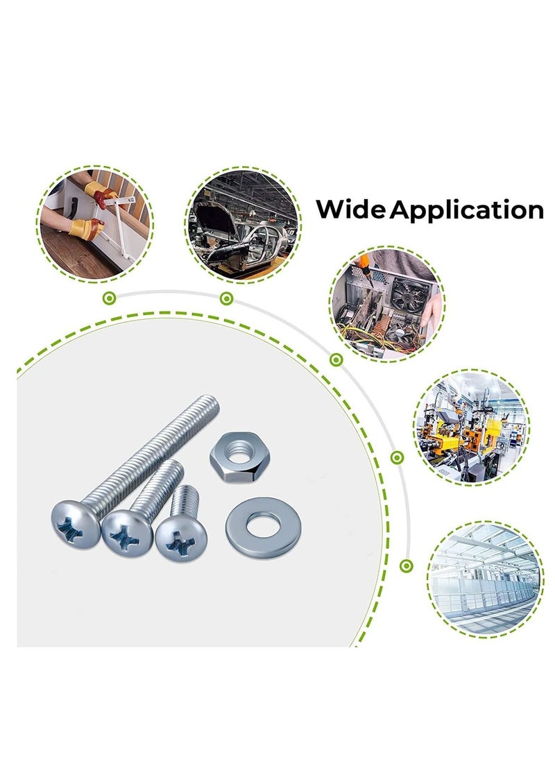 RACO Machine Screws/Bolts Stainless Steel Round Head Phillips Screws Muliti Purpose Use (5, 5x12mm) - Image 3