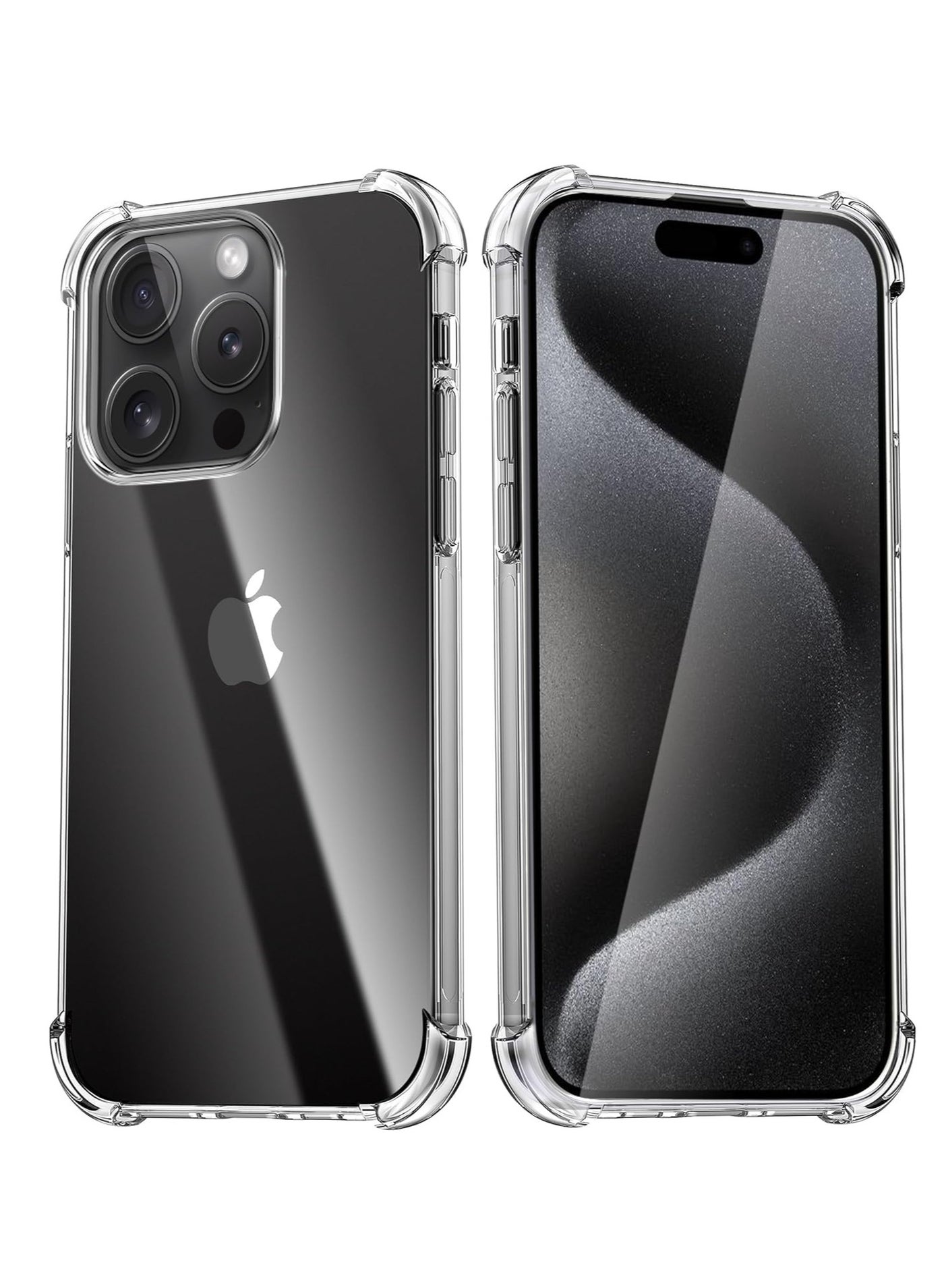 protective case cover for iPhone 15 Pro clear