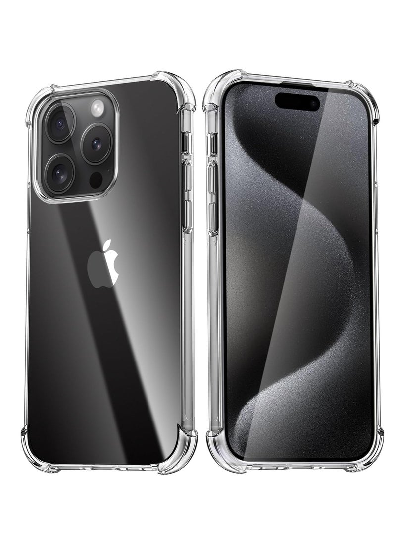 Denx protective case cover for iPhone 15 Pro clear - Image 1