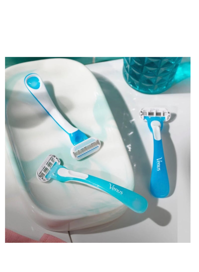 Gillette Venus Oceana 3 Blades Razor 3 Pieces - Image 4
