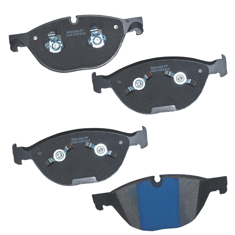 Bendix Premium SBM1448 Semi-Metallic Front Brake Pads for Jaguar XF 2015-2010,XFR 2012-2010,XFR 2015-2014,XFR-S 2015-2013,XJ 2019-2011,XJR 2017-2014,XJR575 2019-2018,XKR 2015-2010,XKR-S 2015-2012 - Image 2