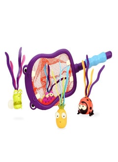 B. toys by Battat B. toys - Hippo Scoop-A-Diving Pool Toys - 1 Hippo Net & 4 Water Toys for Kids 3+ (5Piece), purple - pzsku/Z27BBBE55A467EC937A87Z/45/_/1686915537/ef3930e0-ffba-4f8c-950a-6e54e96098c8