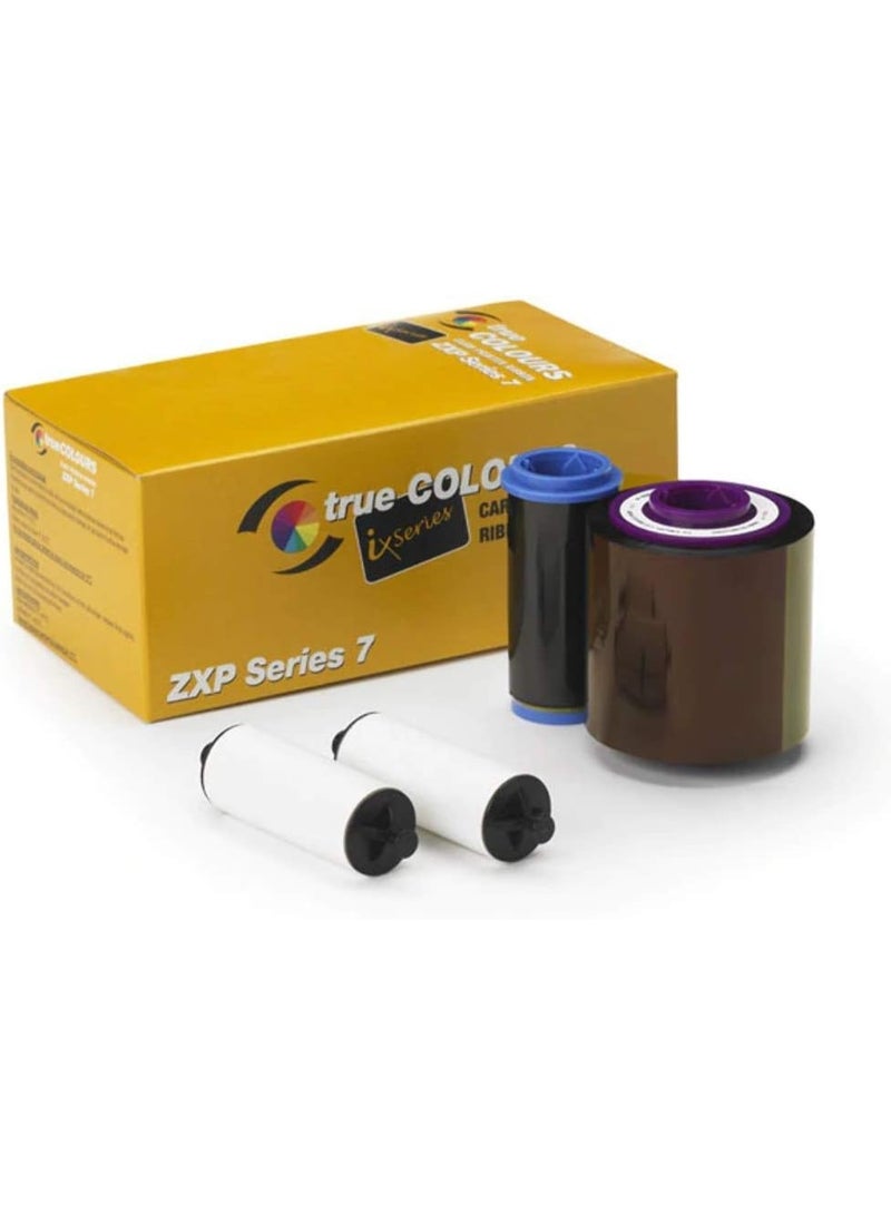شريط ألوان زيبرا 800077-742EM YMCKO لطابعات ZXP Series 7، 750 صورة