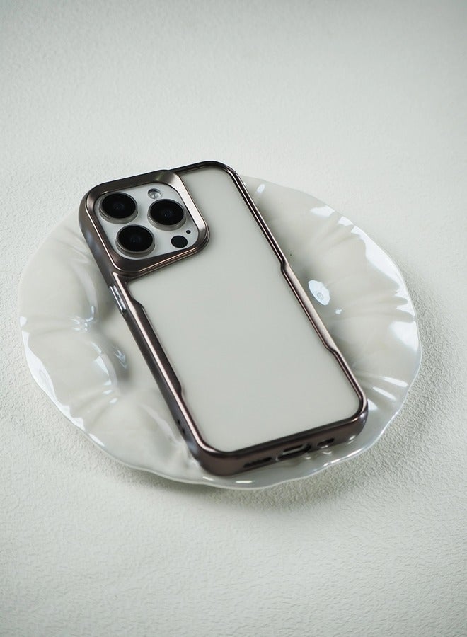 ShebSheb iPhone 15 Pro Max Case, Non-Yellowing Shockproof Phone Bumper Cover, Anti-Scratch Clear Back  - Image 4