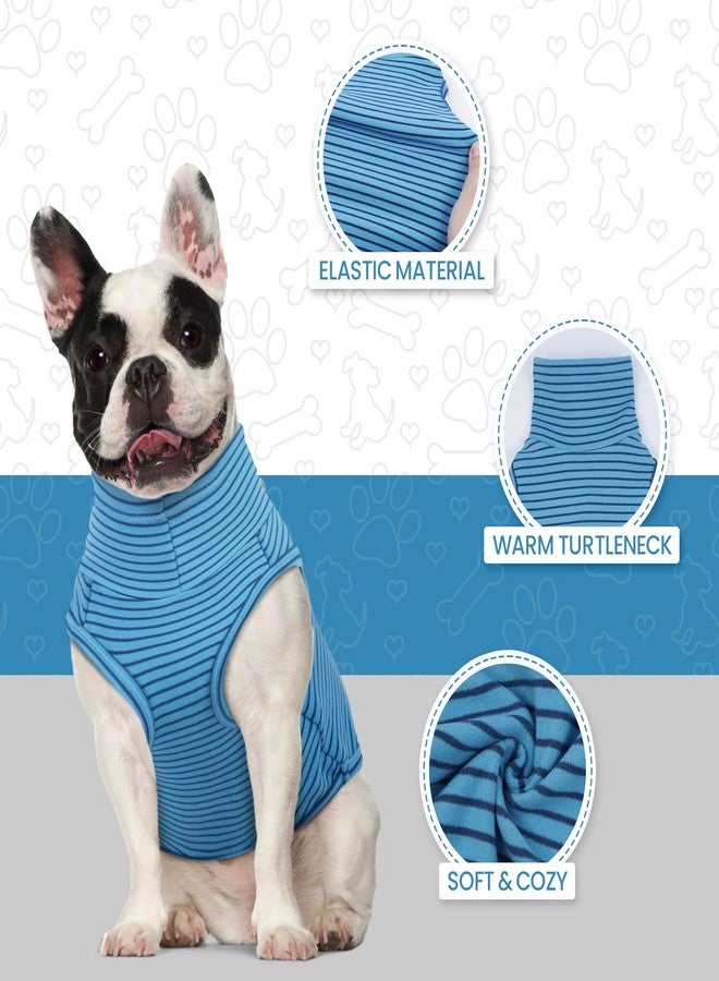 ROZKITCH Dog Shirt for Large Dogs Giant Breeds Sweater Pet Hoodie & Vest, Breathable Cozy Pullover for Stylish & Functional Design BlueStripe 3XL - Image 2