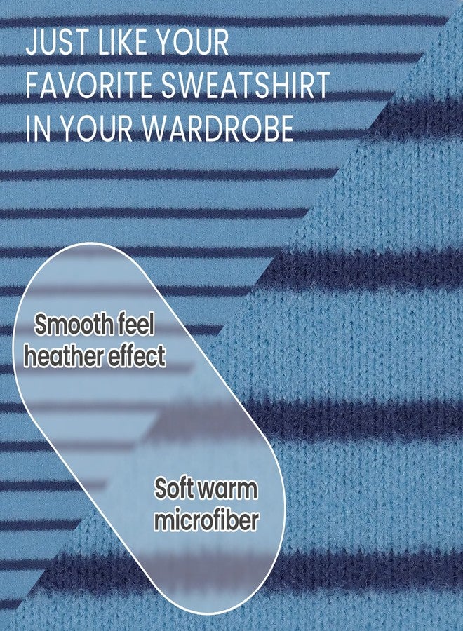 ROZKITCH Dog Shirt for Large Dogs Giant Breeds Sweater Pet Hoodie & Vest, Breathable Cozy Pullover for Stylish & Functional Design BlueStripe 3XL - Image 5