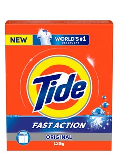 Tide Fast Action Laundry Detergent Powder 120g  - Image 1