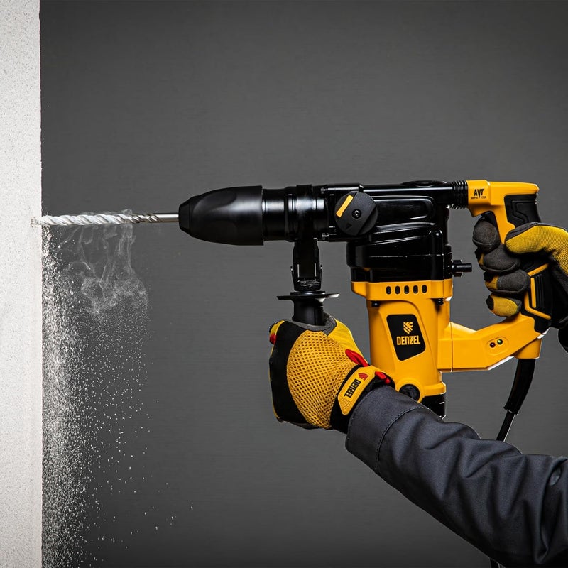DENZEL 1100W Electric Rotary Hammer Drill, Powerful SDS Rotary Hammer for Drilling & Chiseling - Image 2