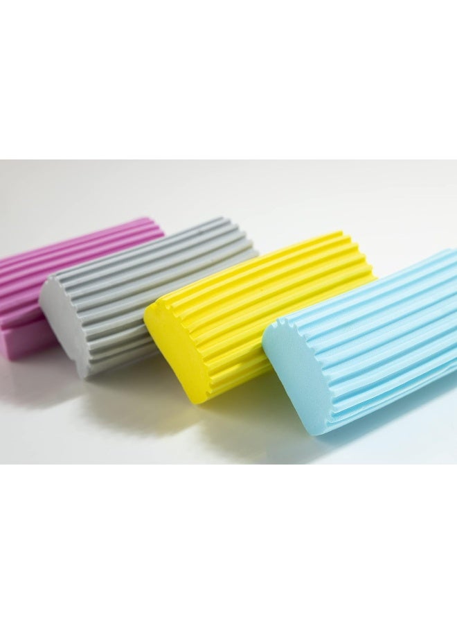 Scrub Daddy Scrub Daddy Damp Duster, Magical Dust Cleaning Sponge, Dusters for Cleaning, Venetian & Wooden Blinds Cleaner, Vents, Radiator, Skirting Boards, Mirrors, Dust Brush Tools, Home Gadgets, Grey  - Image 2