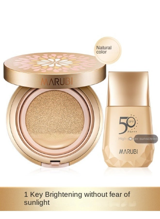 Fresh Radiance Cushion Bb Cream 15g Natural Shade + Outdoor Sunscreen 20g Uv Protection - Image 1