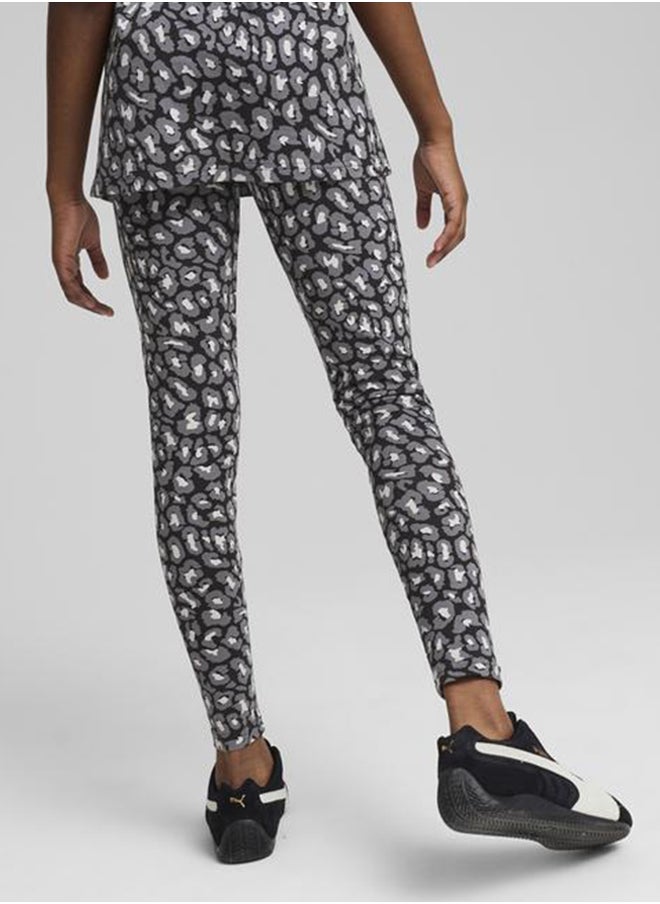 PUMA - Youth Animal Aop Leggings - Image 1