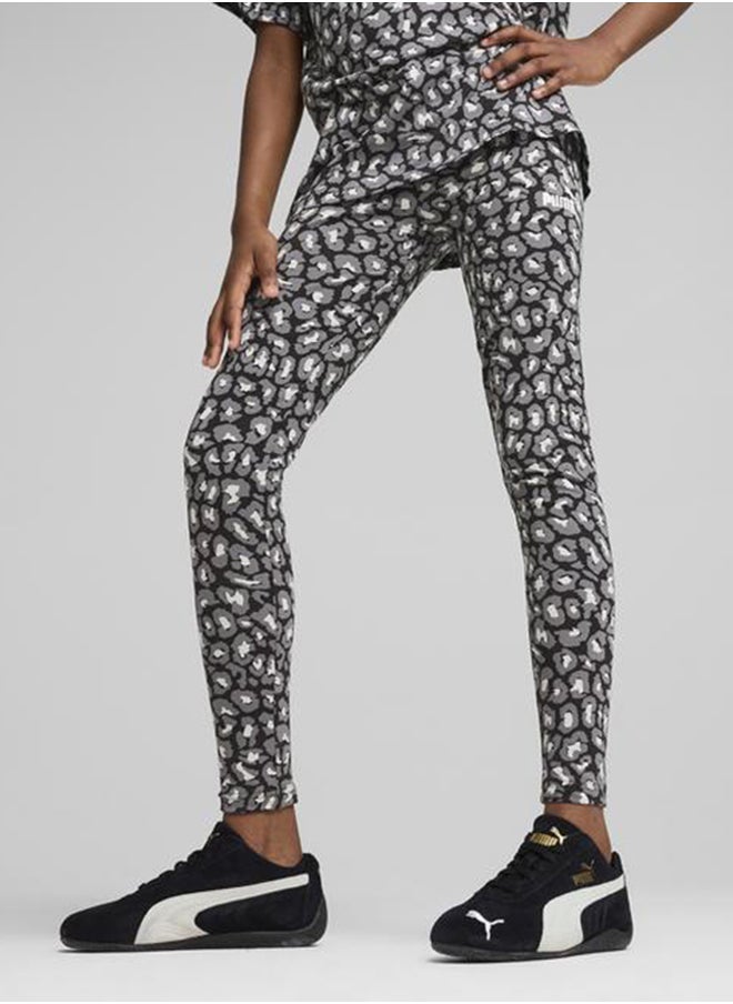 PUMA - Youth Animal Aop Leggings - Image 1