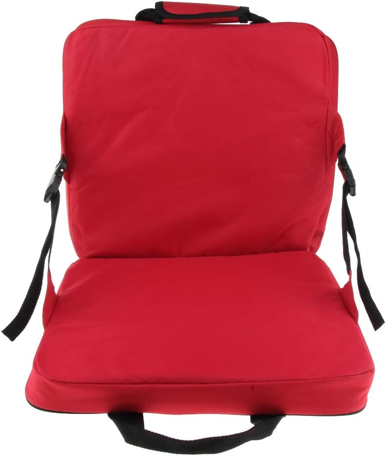 klarako 2 Pieces Portable Seat Cushion with Back Travel Seat Pad for Lawn Floor - Image 2