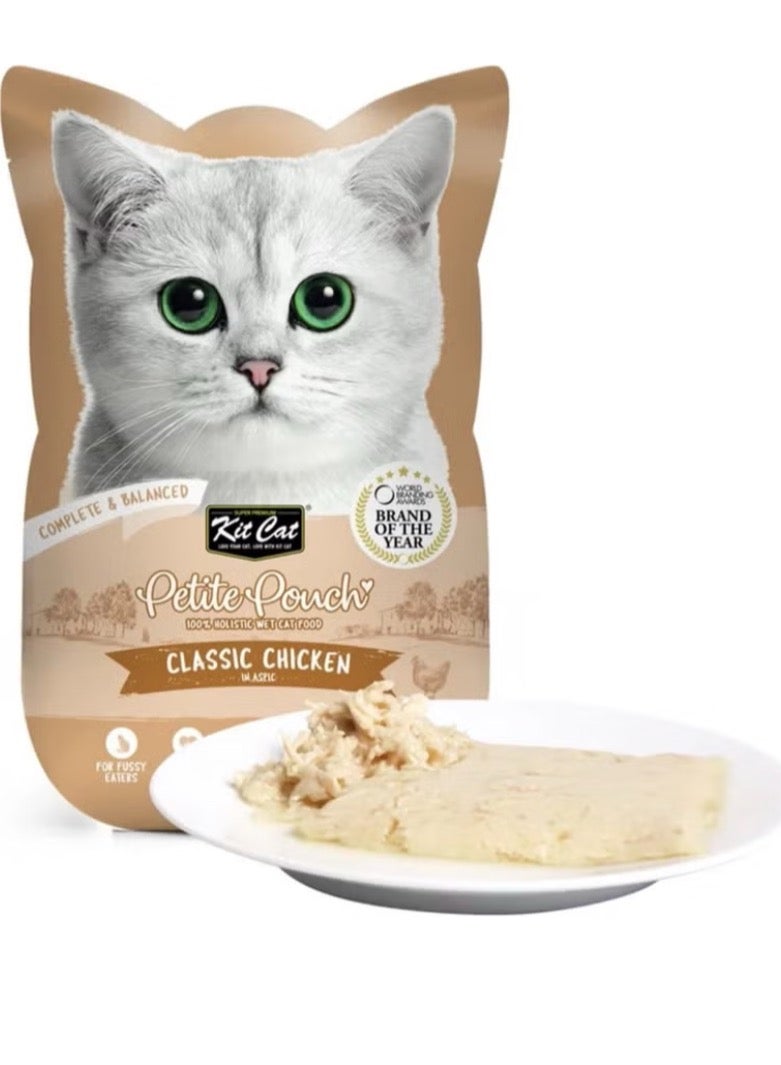 كيت كات طعام للقطط بالدجاج بالجيلي من كيت كات 70 جرام