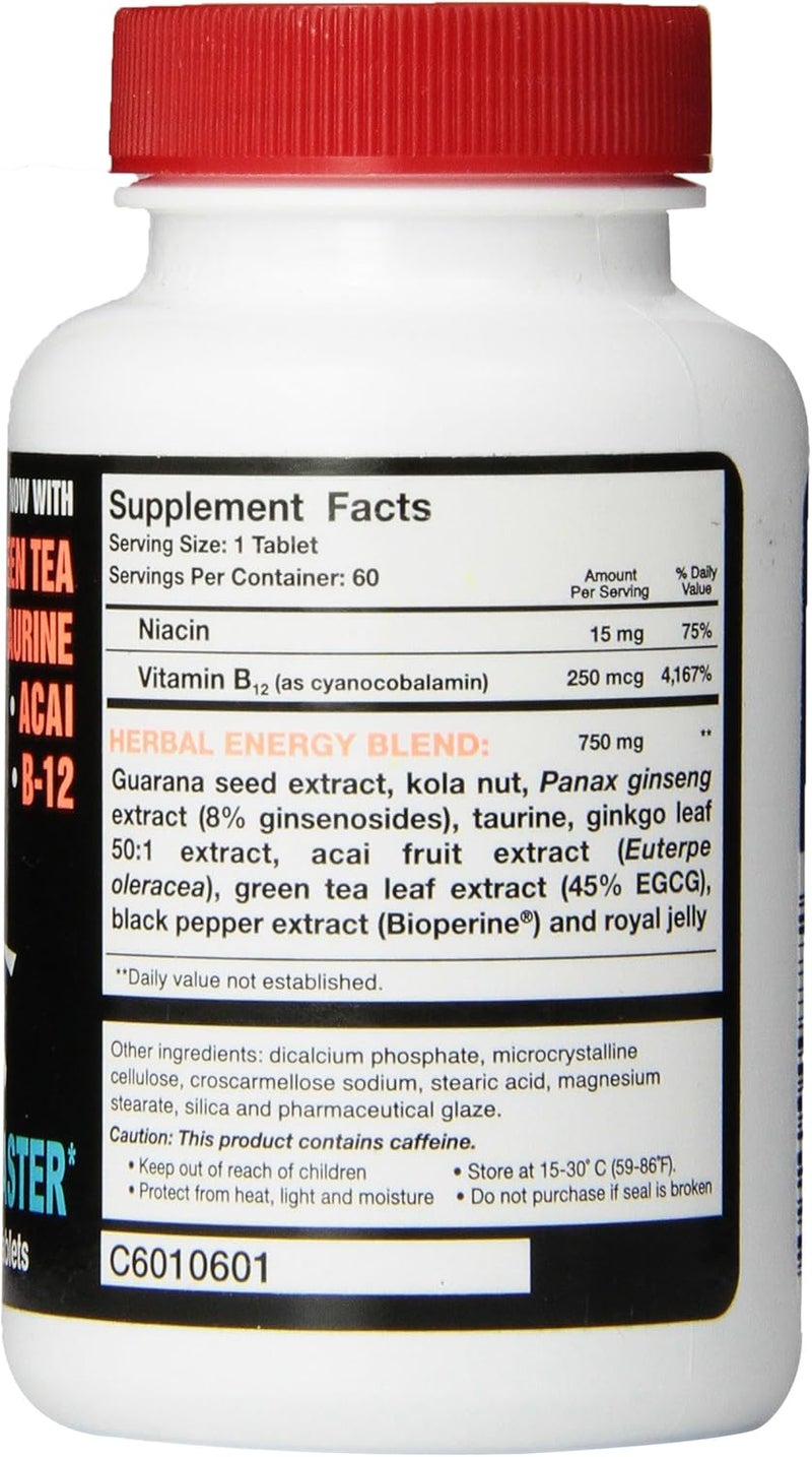 Hot Stuff Nutritionals UP Your Gas Herbal Energy Blaster Tablets 60 Count - Image 3