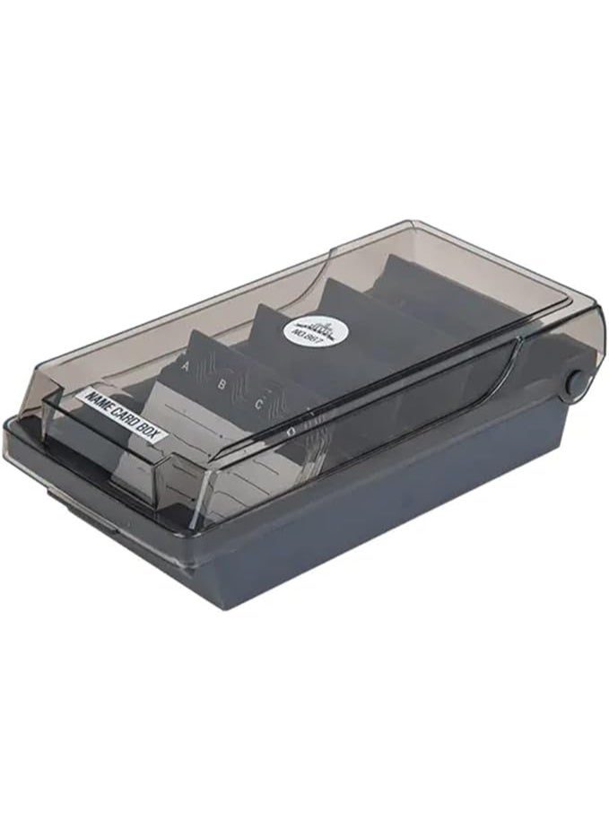 chrome Business Card Holder/Visiting Card Holder 500 Cards, Grey, Small - Image 5
