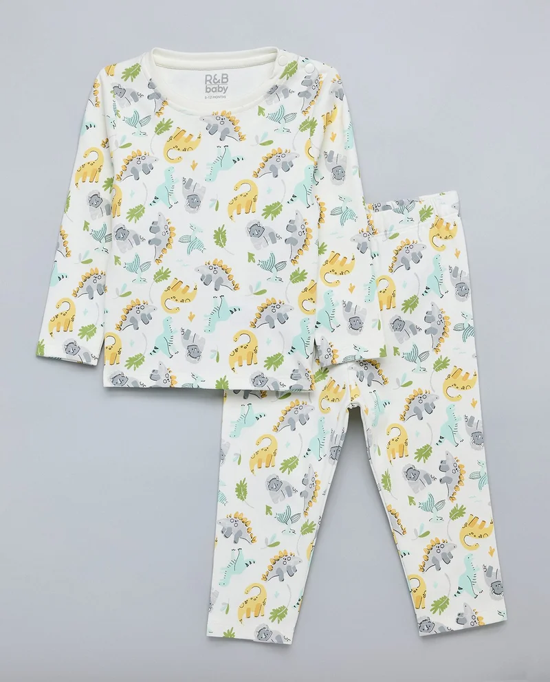 R&B Printed Top and Pant Set