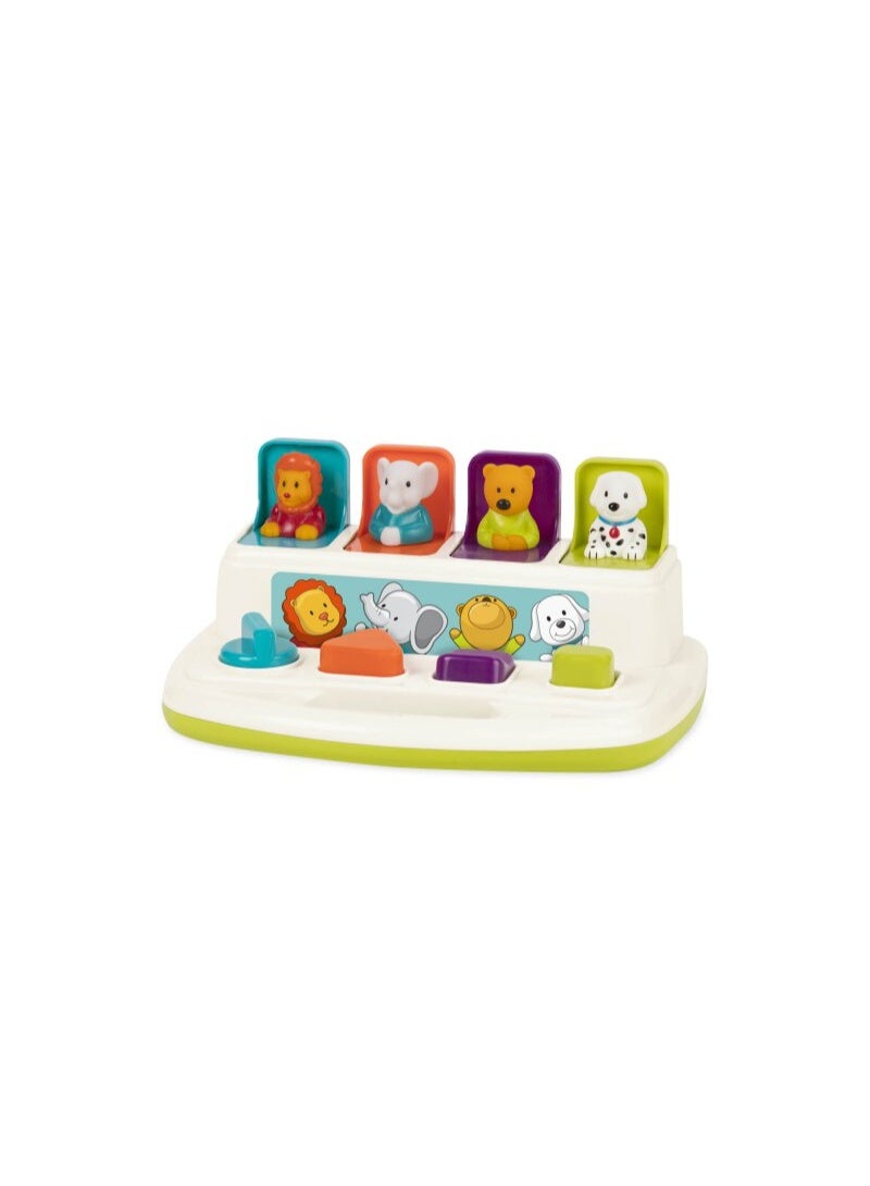 BATTAT B.toys Pop-Up Pals Animal Counter - Image 1