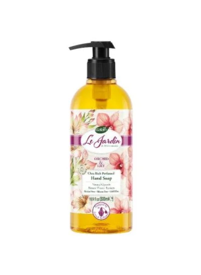 صابون اليدين لي جاردن برائحة الأوركيد والزنبق  – 500 مل