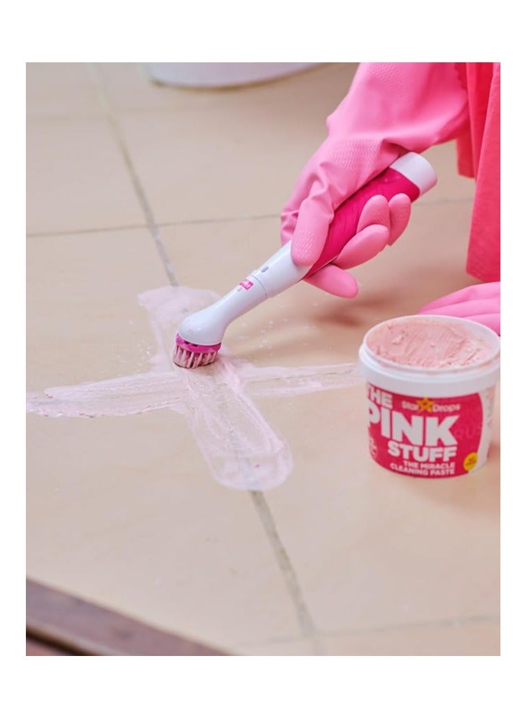 THE PINK STUFF Stardrops - The Pink Stuff - The Miracle Scrubber Kit - 4 Cleaning Brush Heads - Image 3