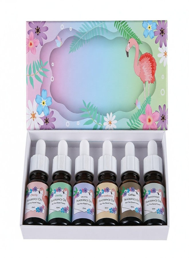 Essential Oils Aromatherapy Oil Gift Set 6 Pack 10ML for Diffuser Humidifier Massage Aromatherapy Relaxation Household Office - Image 2