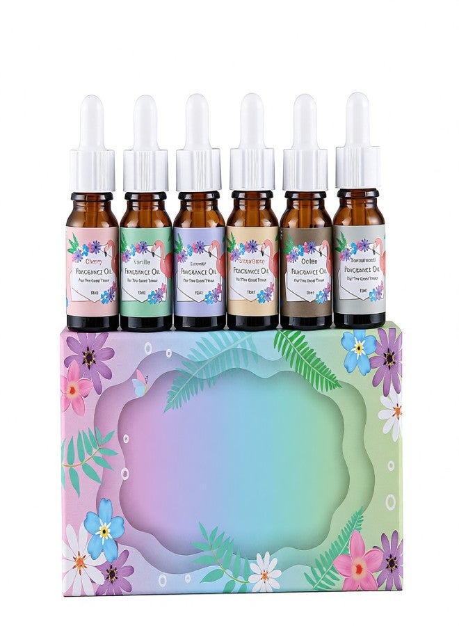 Essential Oils Aromatherapy Oil Gift Set 6 Pack 10ML for Diffuser Humidifier Massage Aromatherapy Relaxation Household Office - Image 3