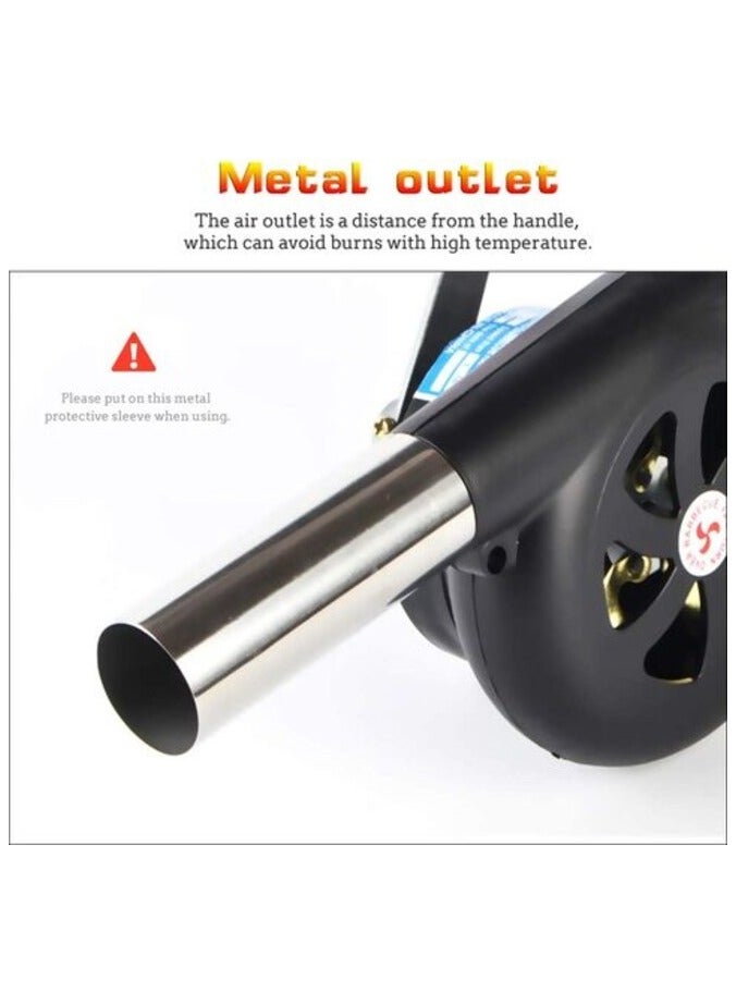PROMASS Heavy Duty Jumbo Hand Powered Air Blower BBQ Fan Hand Crank Powered for Picnic Outdoor Camping(30cm-40W)  - Image 3
