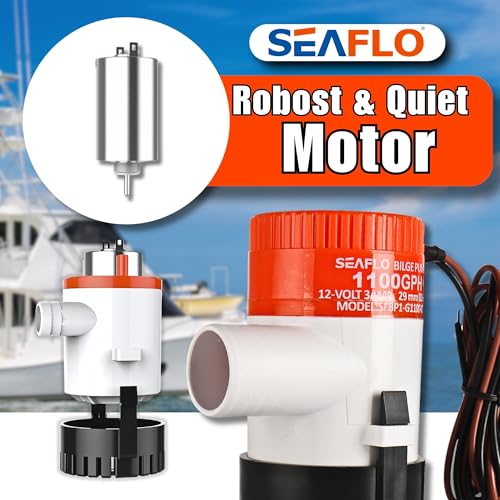 Seaflo 1100 GPH 12v Boat Marine Plumbing Electric Bilge Pumps - Image 4