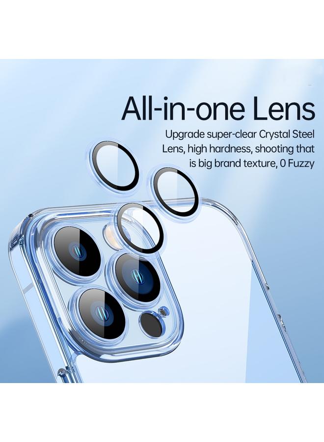 SULADA Case For iPhone 13 Crytal Steel Series Diamond Glass + TPU Phone Case - Image 3