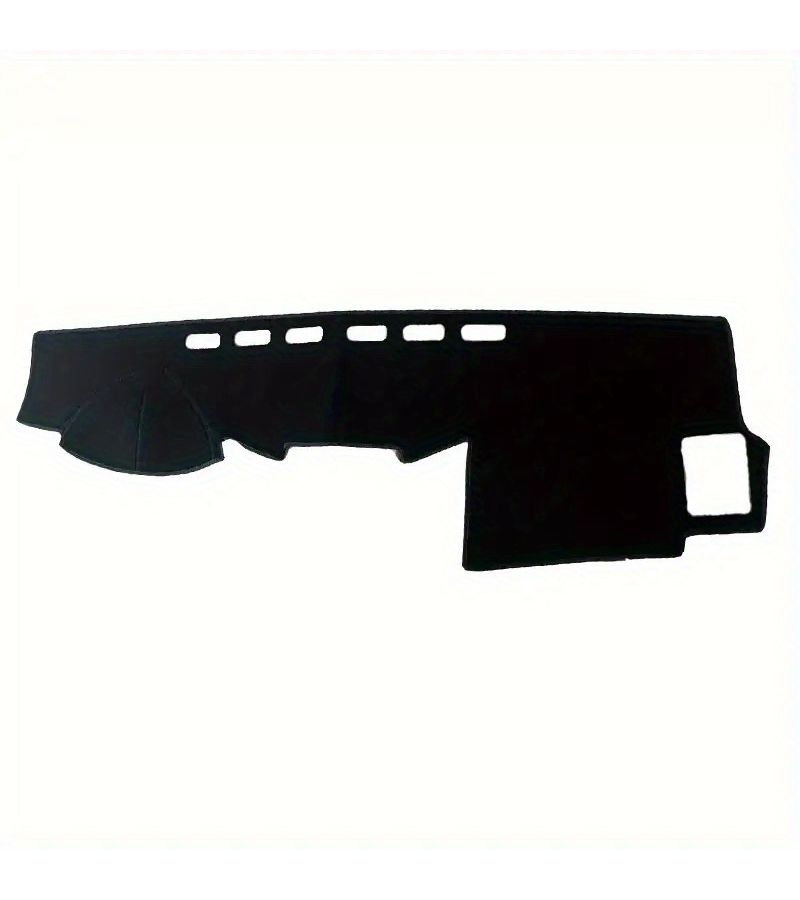 Dashboard Mat For Toyota Hilux SW4 Fortuner 2005 2006 2007 2008 2009 2010 2011 2012 2013 2014 Left Hand Drive Black Perfect Coverage Uv Protection - Image 3