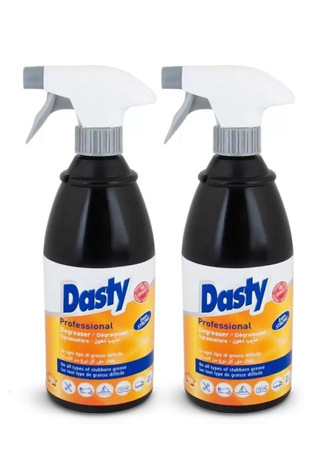 Dasty Professional Degreaser Cleaner Spray 2x1000ml  - Image 1