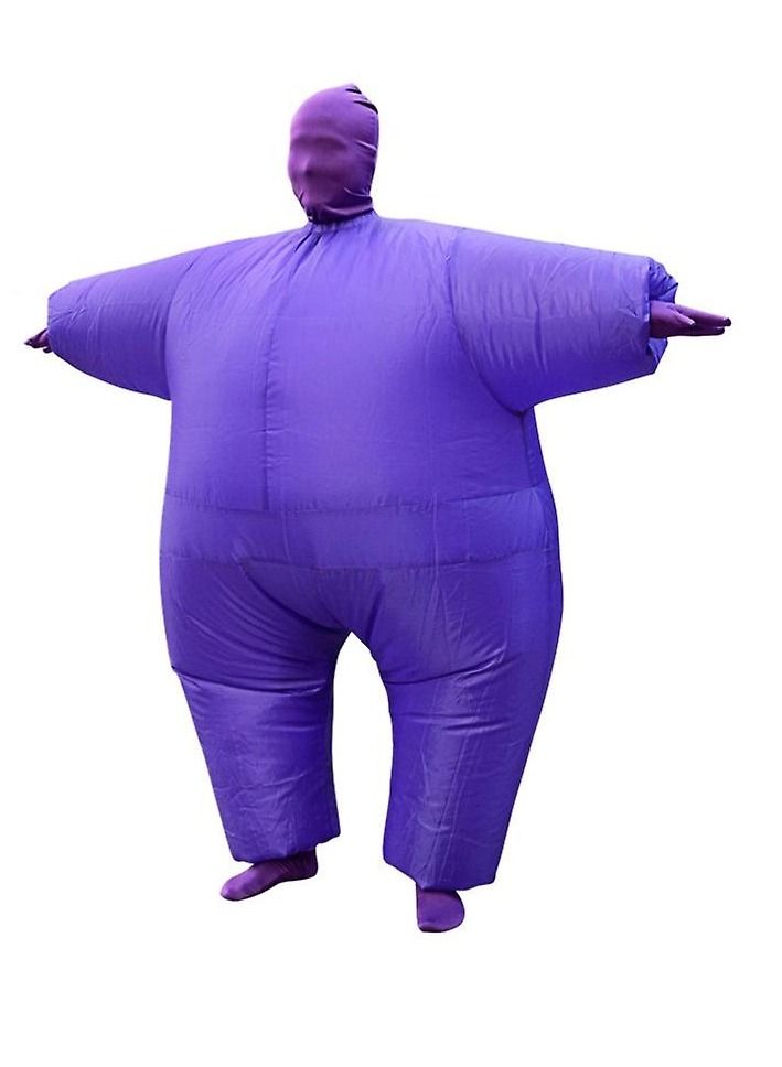 Lightweight Inflatable Full Body Blow Up Costume Suit Purple - Image 1