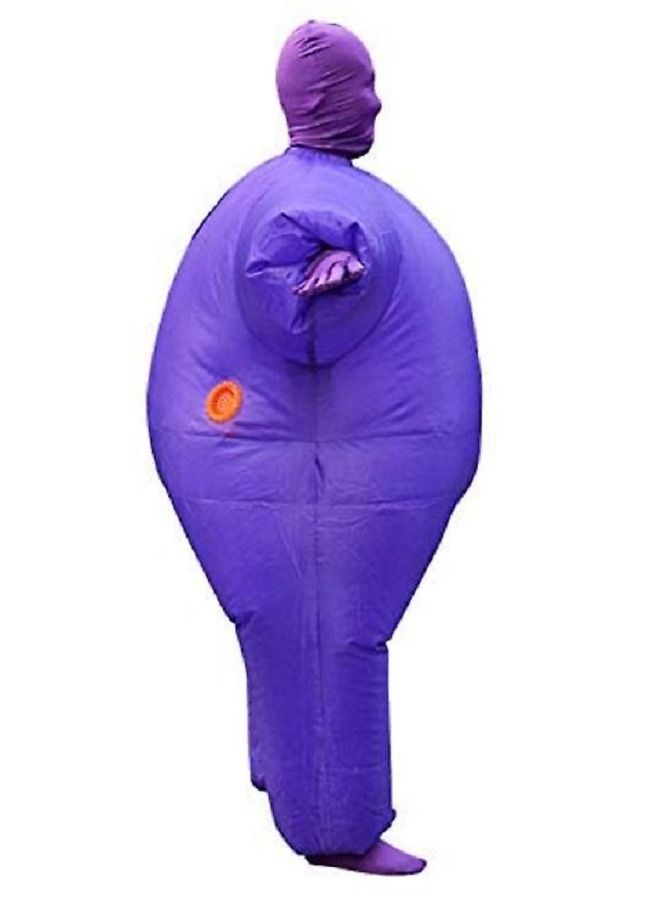 Lightweight Inflatable Full Body Blow Up Costume Suit Purple - Image 3