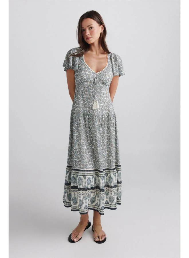 Polka-dot print dress
