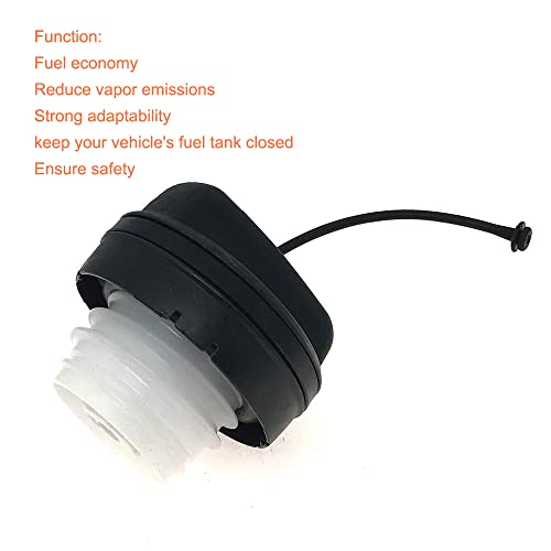 YUTOCOOL Fuel Filler Cap Assembly Fuel Tank Gas Cap Cover Fits 2006-2018 Honda Accord Civic Crosstour CR-V Fit HR-V Insight Odyssey Pilot Replace 17670-T3W-A01 17670-SJA-A02 17670-SNA-A02 17670-TR0-A11 - Image 4