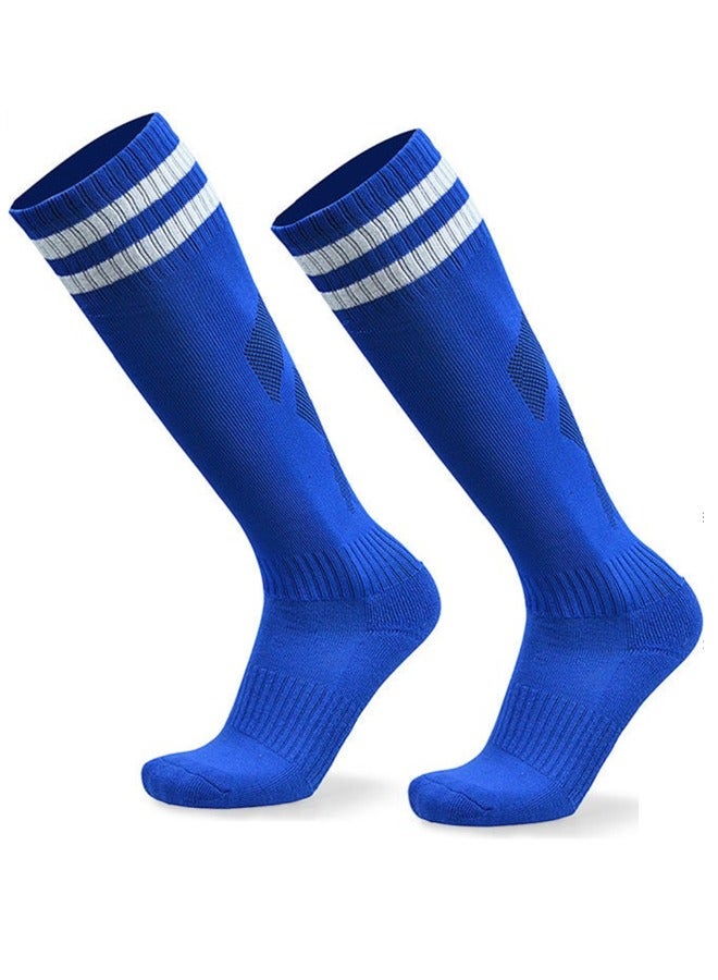 Generic Adult football socks, men's knee high long socks, thick bottom socks, anti slip socks for sports competition training - Image 1