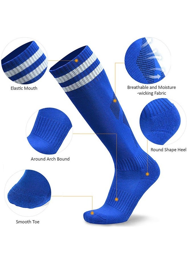 Generic Adult football socks, men's knee high long socks, thick bottom socks, anti slip socks for sports competition training - Image 3